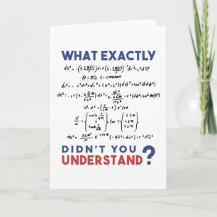 Carte Formule physique : blague