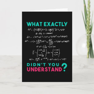 Carte Formule physique : blague