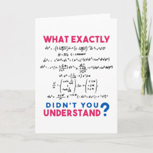 Carte Formule physique : blague