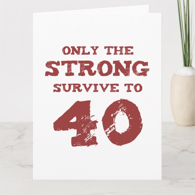 Carte Fort 40e anniversaire (Devant)