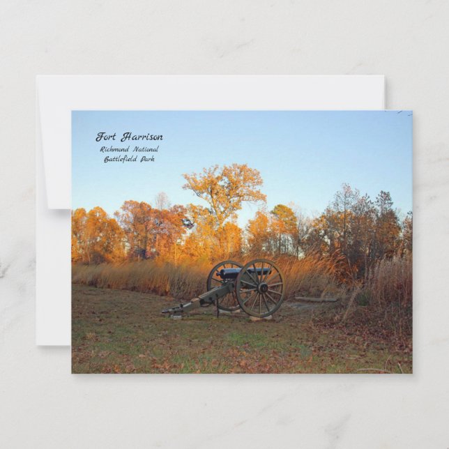 Carte Fort Harrison Battlefield RVA (Devant)