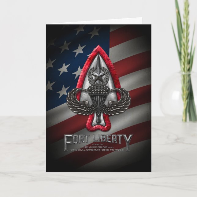 Carte Fort Liberty (Devant)