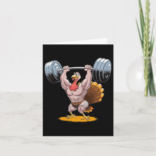 Carte Forte Turquie Bodybuilding Thanksgiving Weightlift