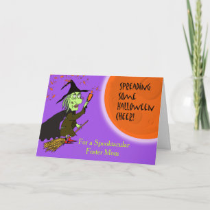 Carte Foster Maman Halloween sorcière avec potion