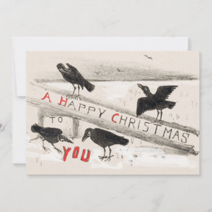 Carte Four Crows Art Vintage