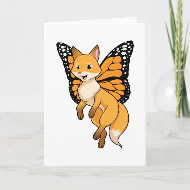 Carte Fox with wing (Devant)