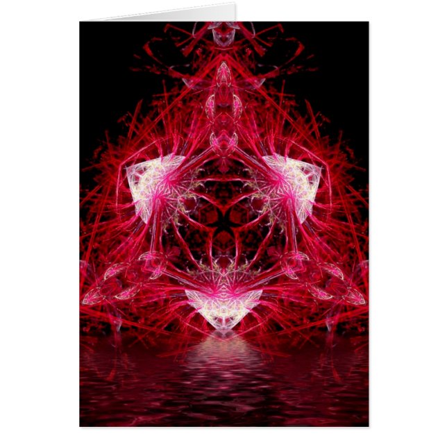 Carte FractalART RedFaces (Devant)