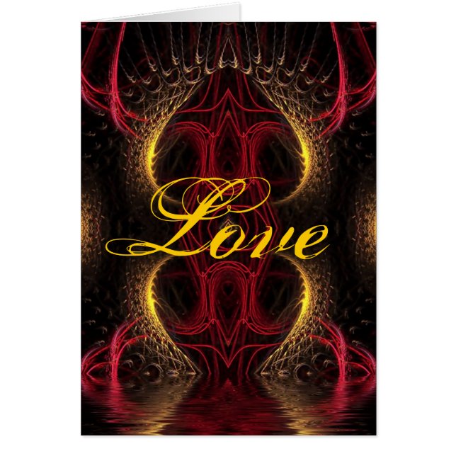 Carte Fractale Dark Love (Devant)