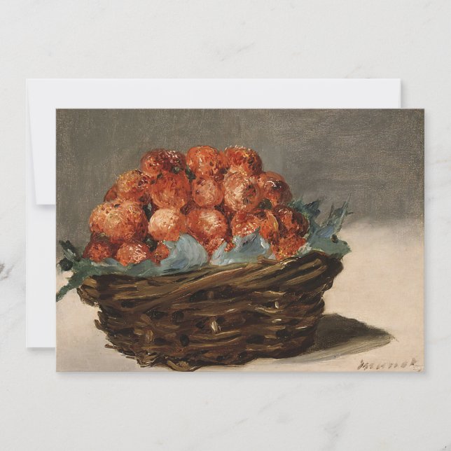 Carte Fraises | Édouard Manet (Devant)