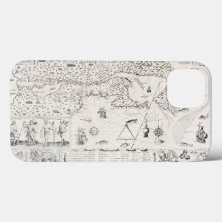 Carte Française Canada (Québec) par Champlain 1612 iPhone 13 Case