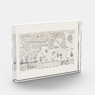 Carte Française Canada (Québec) par Champlain 1612 Photo Block