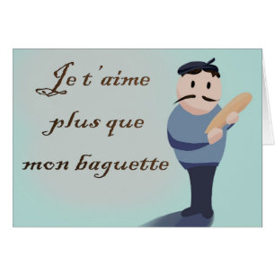 Carte française d'amour