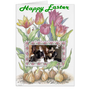 Carte française de voeux de Pâques