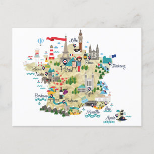 Carte France Destinations Touristiques