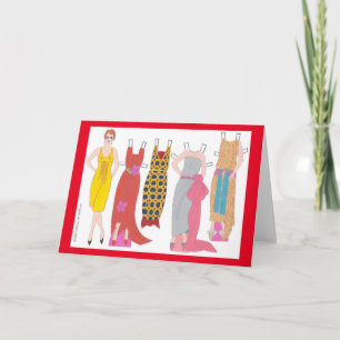 Carte Francoise, Doll Papier Art Déco de France