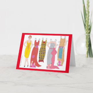 Carte Francoise, Doll Papier Art Déco de France