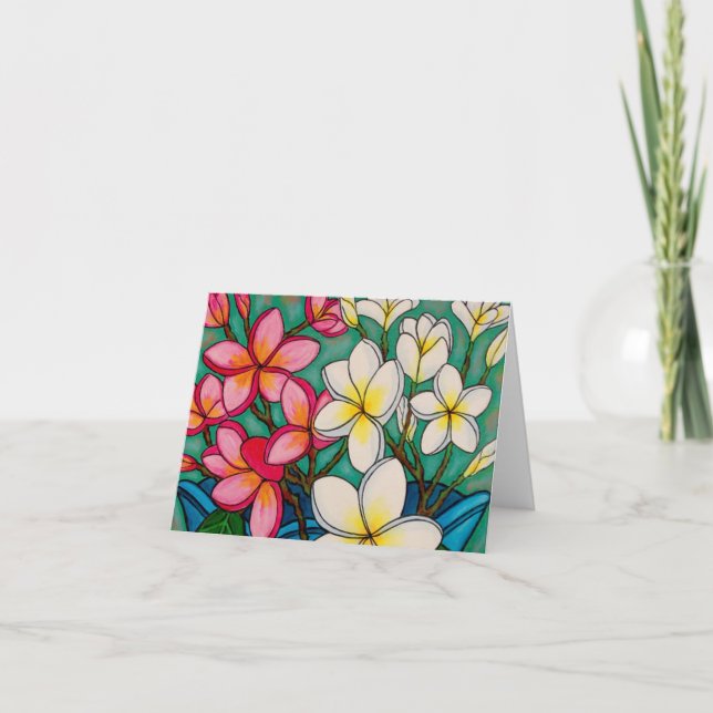 Carte Frangipani Note (Devant)