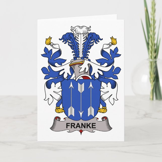 Carte Franke Family Crest (Devant)