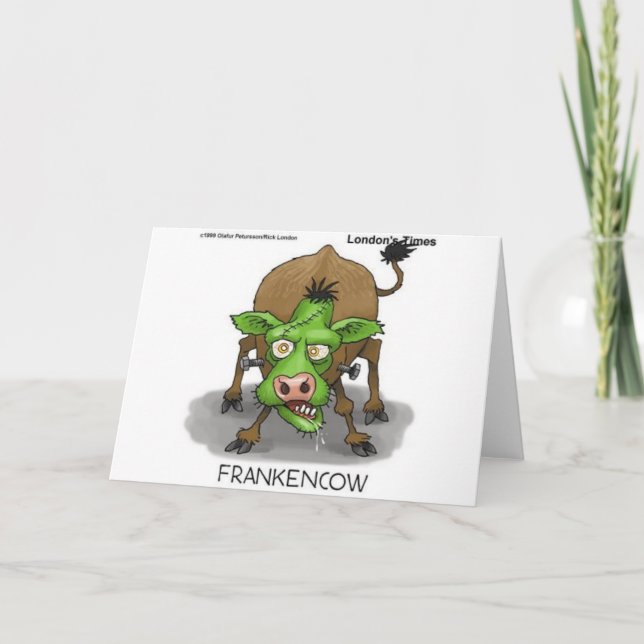 Carte "Franken Cow" Dons et Objets de collection d'Hallo (Devant)
