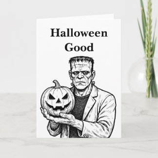 Carte Frankenstein Halloween Bien