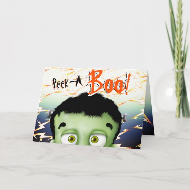 Carte Frankenstein Monster Funny Anniversaire de enfant (Devant)
