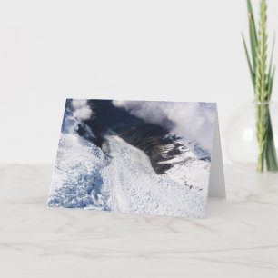 Carte Franz Josef Glacier Vue aérienne, Nouvelle-Zélande