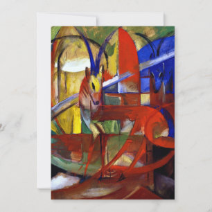 Carte Franz Marc - Gazelles