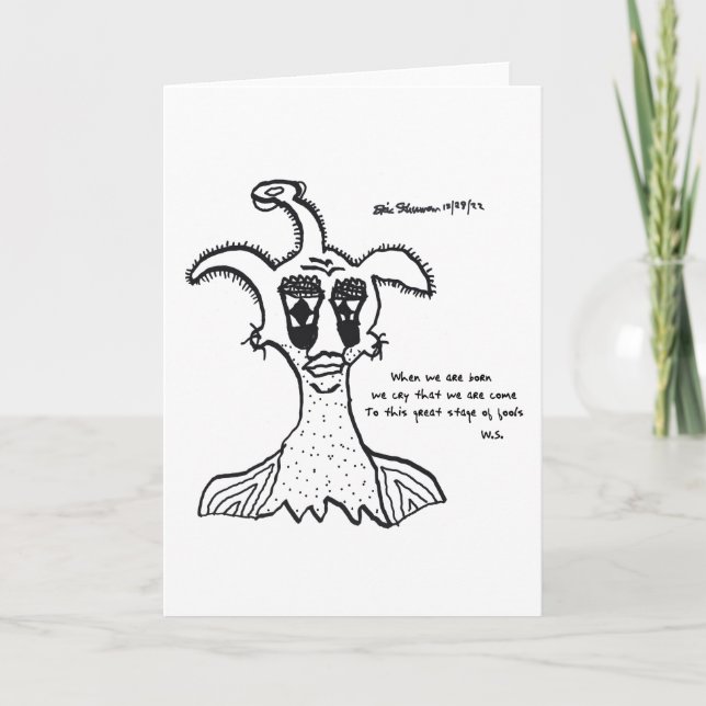 Carte Freak humoristique bien lue 12-28-22 (Devant)