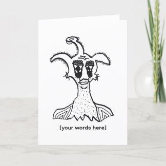 Carte Freak personnalisable humoristique 12-28-22
