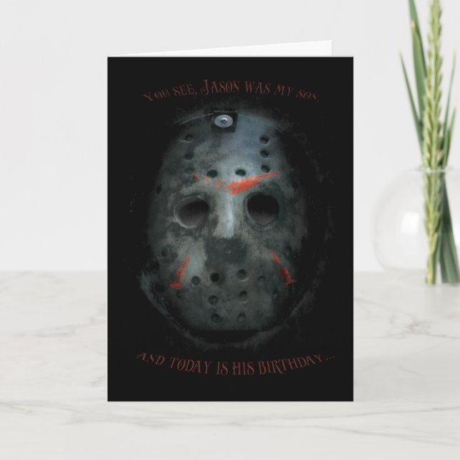 Carte Freddy vs Jason | Citation du Masque de Jason (Devant)