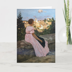 Carte Frederic Bazille - La robe rose