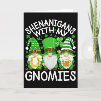 Carte Fredonnements avec mon St. Patricks Day Gnome Gnom