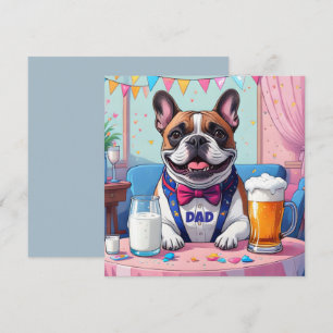 Carte French Bulldog Papa Fête des Pères