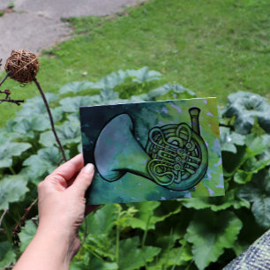 Carte French Horn Band Classe Musique professeur