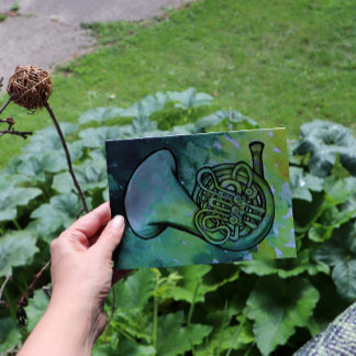 Carte French Horn Band Classe Musique professeur