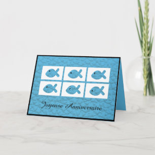 Carte French Joyeux anniversaire