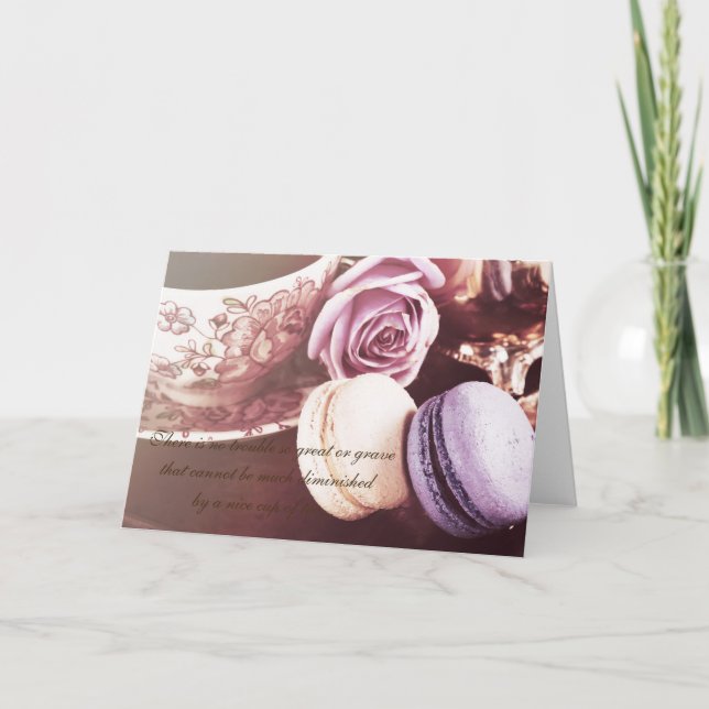 Carte french macarons teaservice (Devant)