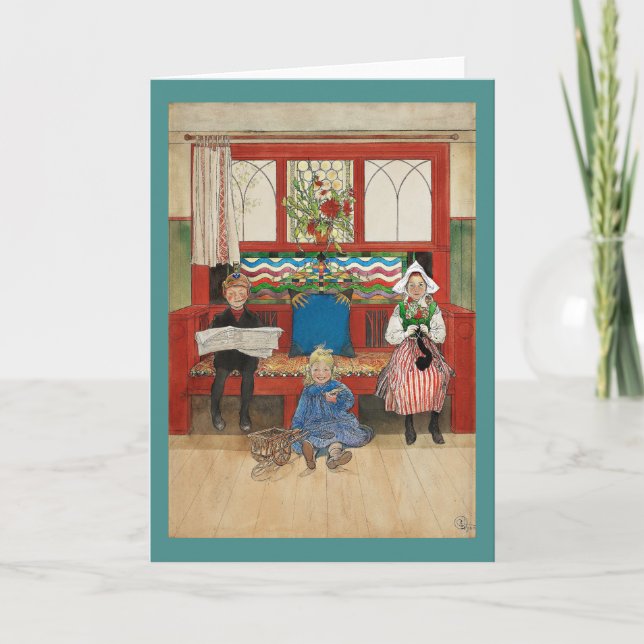 Carte Frère et Soeur Jouer maman et papa (Devant)