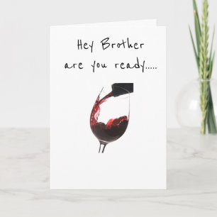 CARTE **FRÈRE** PRÊT À CÉLÉBRER **VOTRE ANNIVERSAIRE**