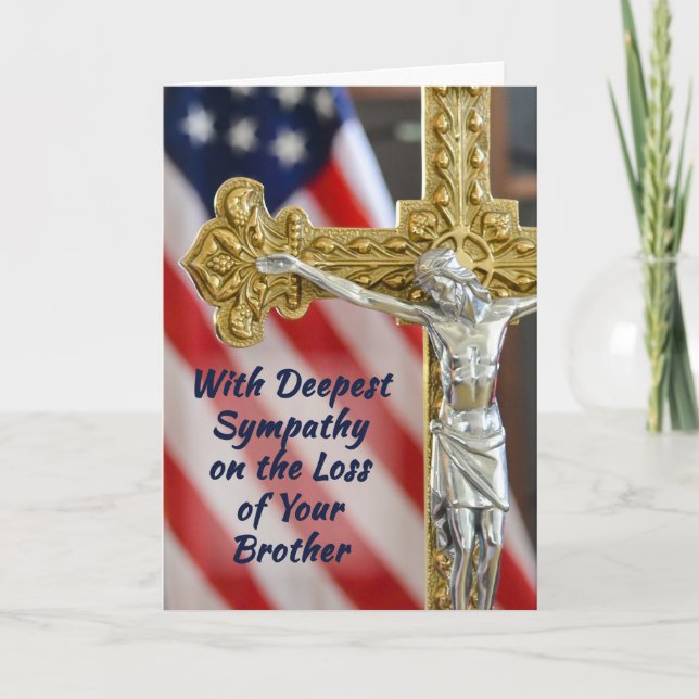 Carte Frère, Sympathie Religieux Chrétien Militaire (Devant)