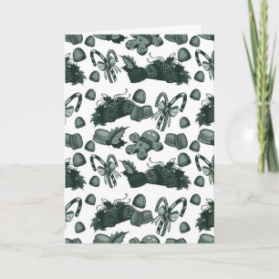 Carte Friandises de fêtes - Pin (Solide)
