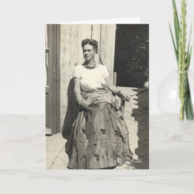 Carte Frida Kahlo au soleil (Devant)