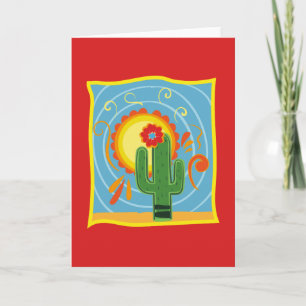 Carte Frida Kahlo Cactus Graphic