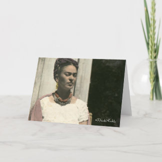 Carte Frida Kahlo rougissent photographie