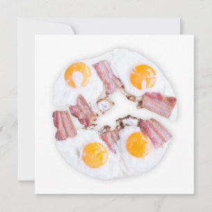 Carte Fried eggs with bacon