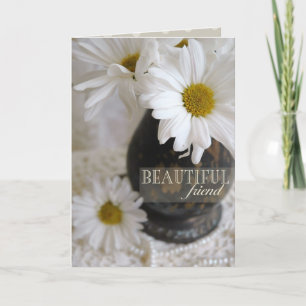 Carte Friendly Daisy Blessings - "Beautiful Friend"
