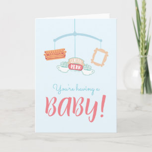 Carte FRIENDS™   Baby-Shower Mobile Central Perk