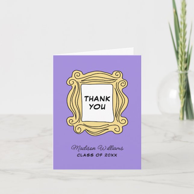 Carte FRIENDS™ Celui avec la graduation - Merci (Devant)