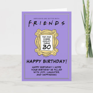 Carte FRIENDS™ | Celui avec le 30e anniversaire