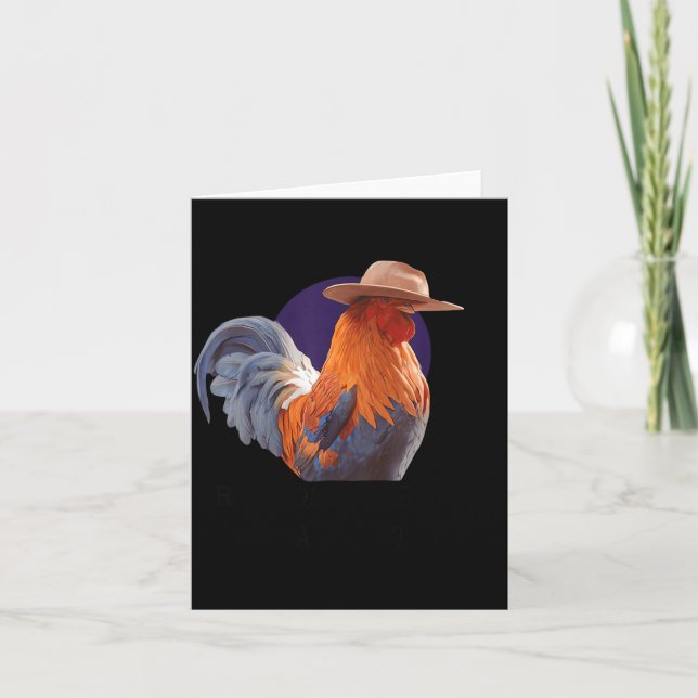 Carte Friends Come And Go Scrappy Stays Funny Chicken Me (Devant)